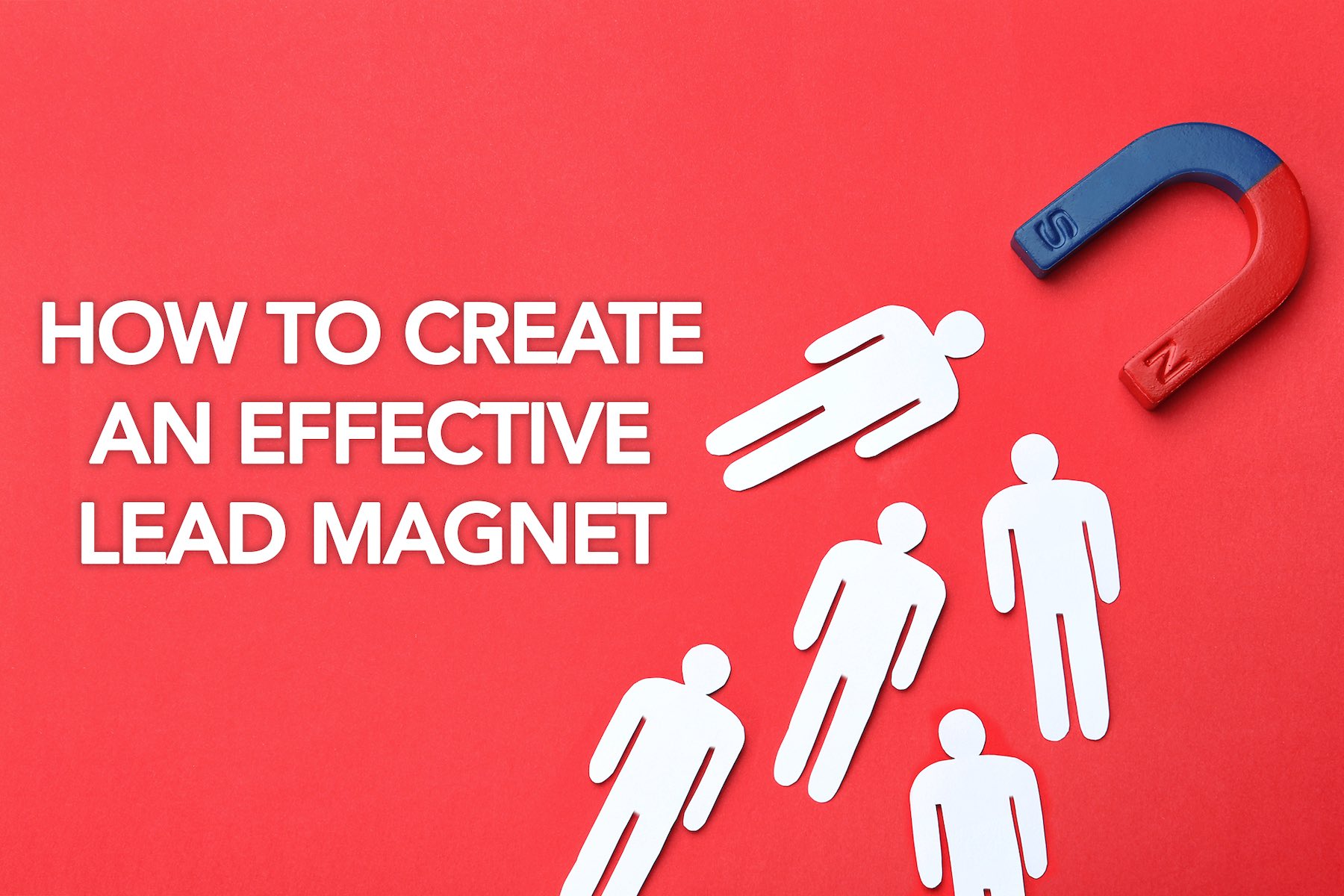 Image of magnet attracting leads