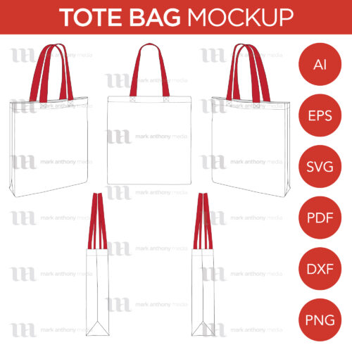 Tote Bag Template Sample Mock Up Main Image