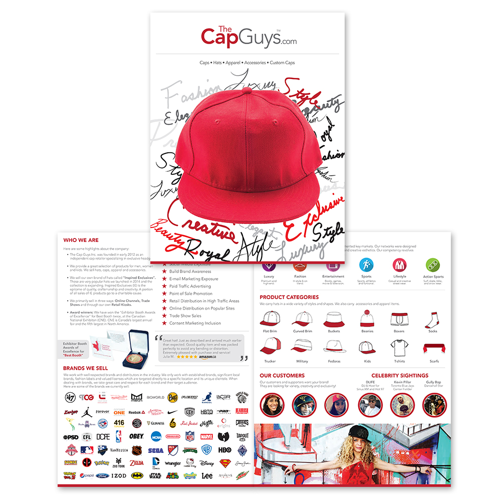 The Cap Guys - Sales Channels - Sales Kit