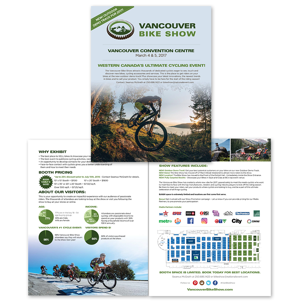 Vancouver Bike Show - Sales Kit