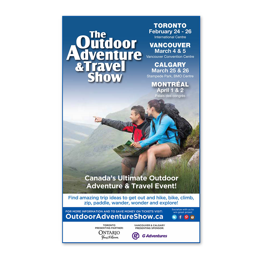 Outdoor Adventure Show - Print Ads
