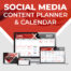 Social Media Content Planner & Calendar