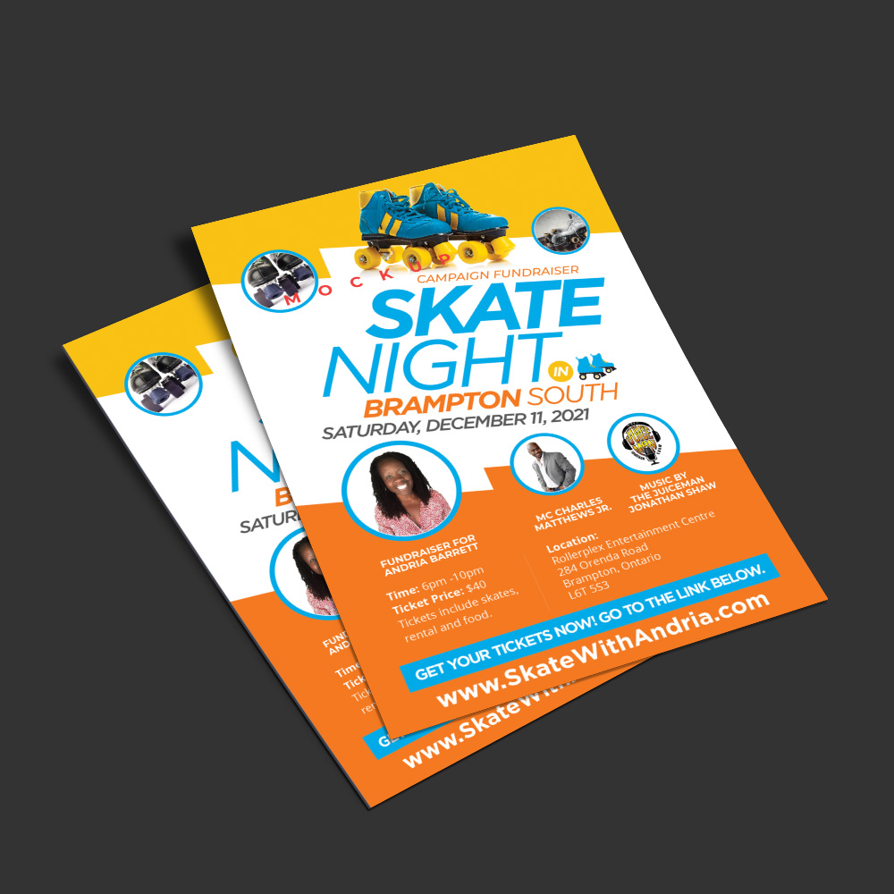 Andria Barrett - Skate Night in Brampton South - Flyers
