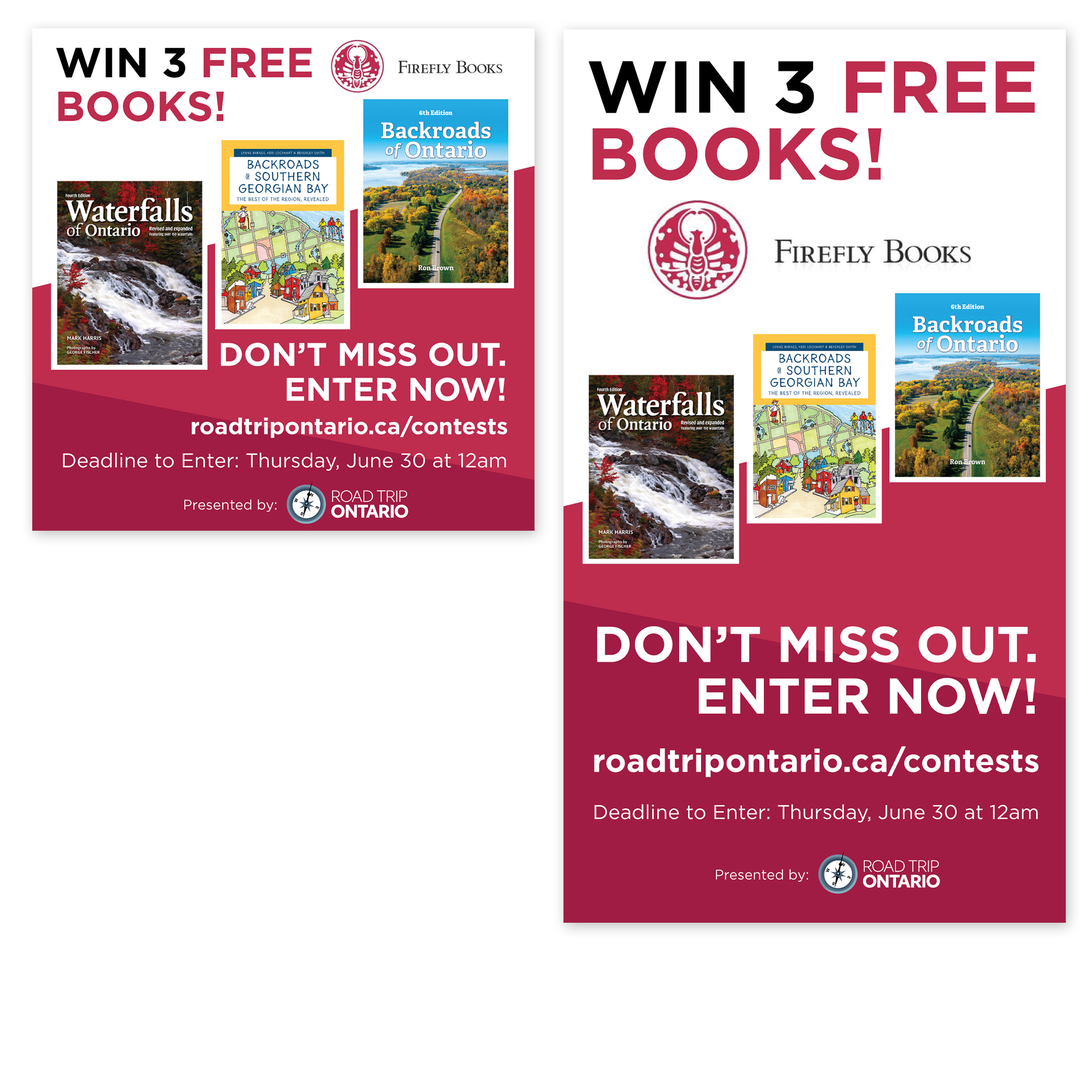 Road Trip Ontario – Firefly Books – Social Media Marketing